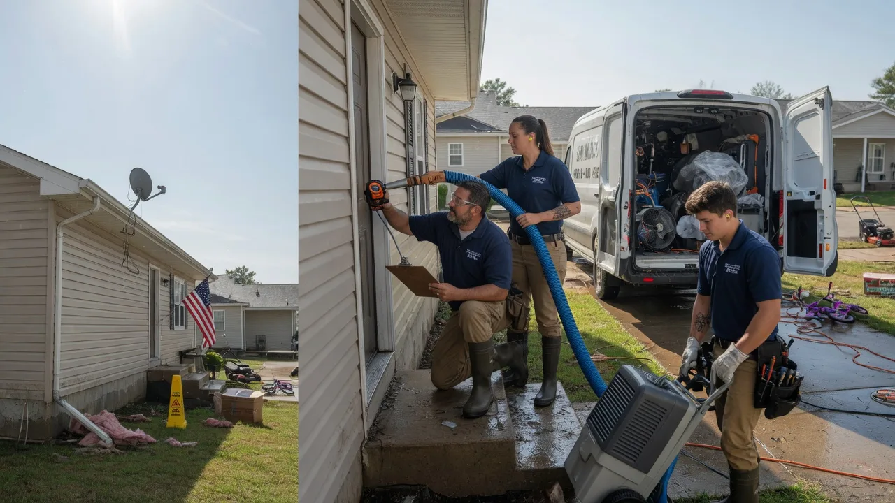 Ceiling Water Damage Restoration in Pulaski, IL near me